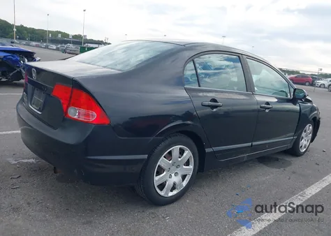 2007 Honda Civic Lx from USA, damaged, VIN 1HGFA16547L077576